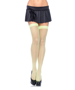 Nylon Fishnet Stocking - Neon Green
