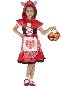 Tween Red Kids Riding Hood Costume