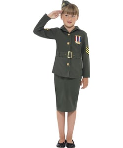 WW II Army Tween Costume