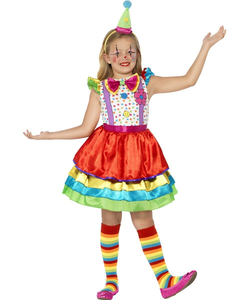 Clown Girl Costume - Tween
