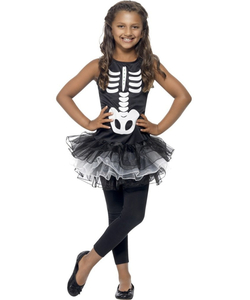 Tweens Skeleton Tutu Dress