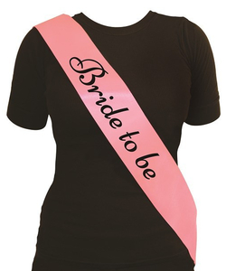 Bride to be sash