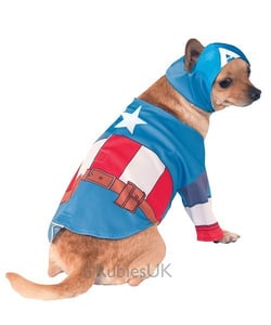 captain america dog costume