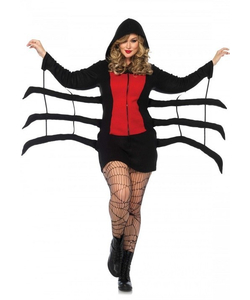 plus size cozy black widow costume
