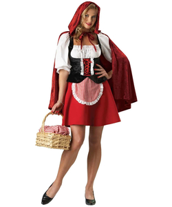 Deluxe red riding hood costume