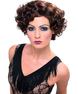 Flapper Wig - Brown