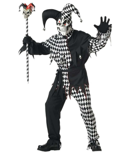 Adult Evil Jester Costume