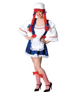 Plus size rag doll costume