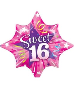 Sweet 16 Shining Star Balloon