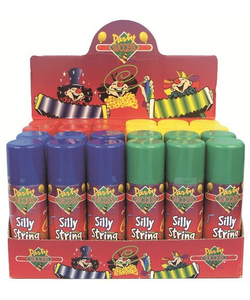 coloured silly string