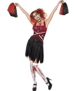 High school horror cheerleader costume