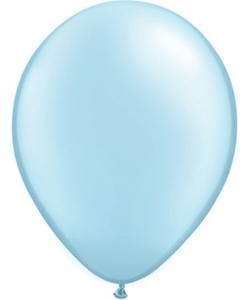 Metallic Light Blue Balloon