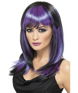 purple wig