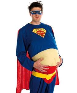 Fat Super Hero costume
