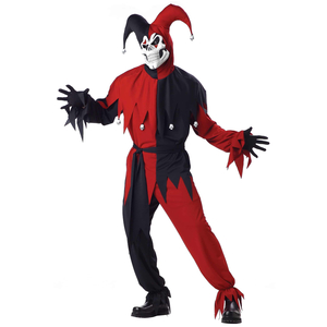 Evil Jester fancy dress costume