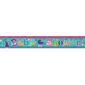 Baby Shower Holographic Foil Banner