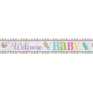 welcome baby banner