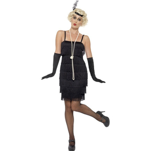 plus size black Flapper Costume
