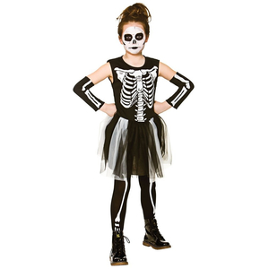 Kids skelebones cosutme