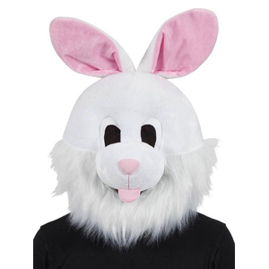 Plush Rabbit Head Mask