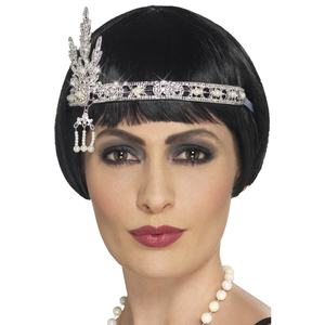 flapper headband - black