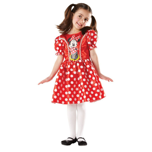 classic red minnie costume - kids