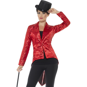 red Sequin Jacket - Ladies