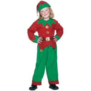 Unisex tween elf costume