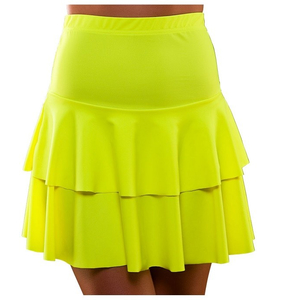 80's Neon Ra Ra Skirt - Yellow