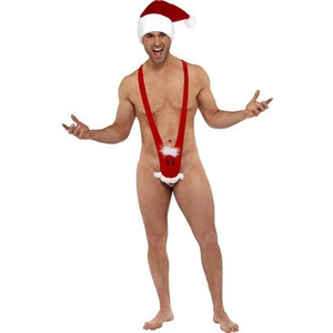 Santa Face Kini costume