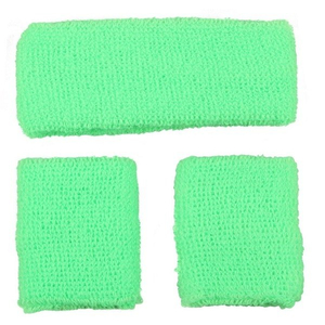 80's Sweatbands & Wristbands - Green