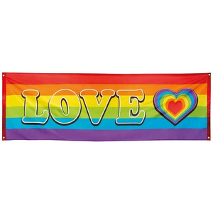 Rainbow Love Banner