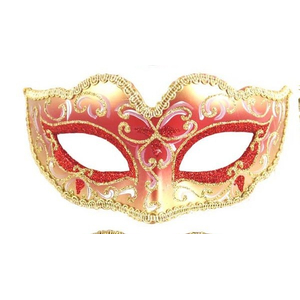 Glitter Eye Mask - Red