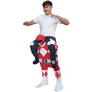 Piggyback Red Power Ranger Costume