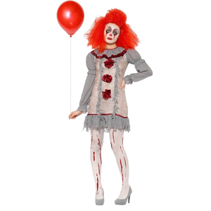 Vintage Clown Lady Costume