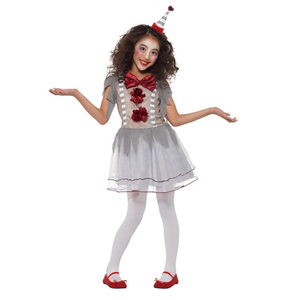 Vintage Clown Girl Costume - Tween