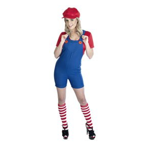 Red Plumber Mates Costume