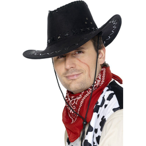 Deluxe Cowboy Hat - Black