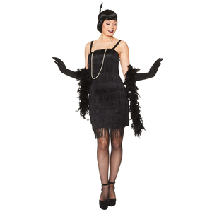 Flapper Costume in Black