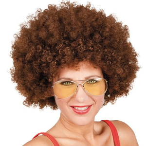Brown Afro Wig