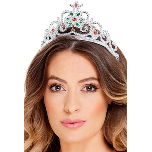 Silver Flower Tiara