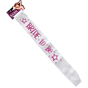 Bride To Be Satin SashBride To Be Satin Sash