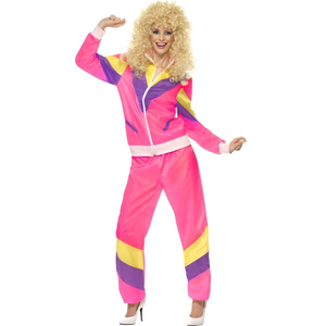 80's Height of Fashion Shell Suit Pink