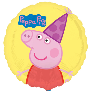 Yellow Peppa Pig Foil Balloon - 17"