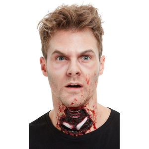 Latex Exposed Throat Wound