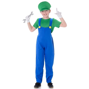 Kids Plumber Green Costume