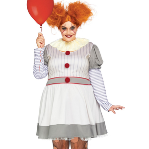 Creepy Clown Costume - Plus Size