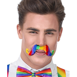 Rainbow Moustache