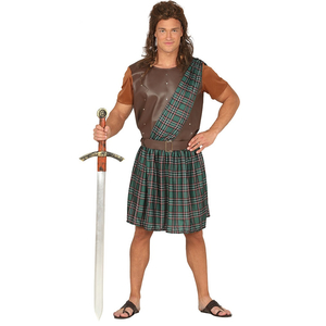 Adult Scottish Warrior Costume
