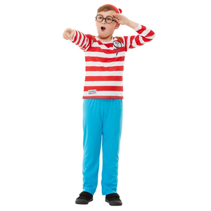 Where's Wally? Deluxe Costume - tween